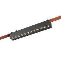 ST455.446.12 Св-к трек. Черный LED 1*12W 4000K 1 050Lm Ra90 24 IP20 L323xW40xH45 48V