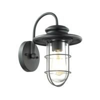 4171/1W NATURE ODL19 717 черный/прозрачный Уличный настенный светильник IP44 E27 1*60W HELM