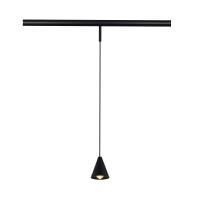 ST689.436.05 Магнитный трековый светильник Черный LED 1*5W 3000K Lm350 Ra>80 60° IP20 D80xH98 24V