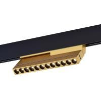 ST805.236.12 Магнитный трековый светильник Золотистый LED 1*12W 3000K 450Lm Ra>90 36° IP20 L220xW22x