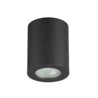3572/1C HIGHTECH ODL18 327 черный Потолочный накладной светильник IP44 GU10 1*50W 220V AQUANA