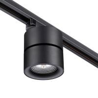 358785 PORT NT21 283 черный Светильник трековый однофазный трехжильный IP20 LED 25W 4000K 2200Лм 100-265V GRODA