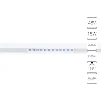 Магнитный трековый светильник Arte Lamp LINEA A4644PL-1WH