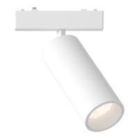 ST677.536.18 Магнитный трековый светильник Белый LED 1*18W 3000K 1 060Lm Ra>90 IP20 D55xH135 48V