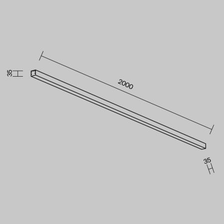 Линейный светильник Technical LL311015