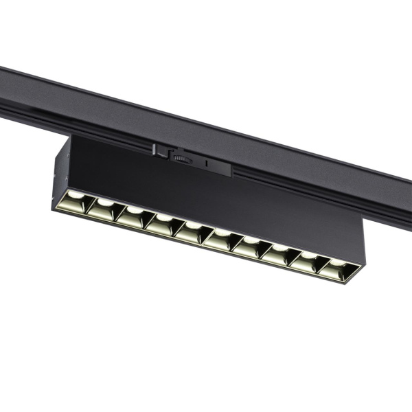 358861 PORT NT22 308 черный Светильник трехфазный трековый светодиодный IP20 LED 4000K 16W 220V ITER