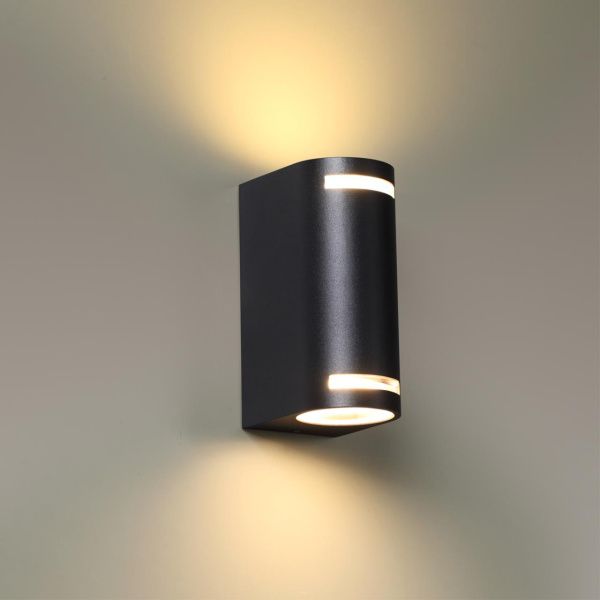 370839 STREET NT22 758 черный Светильник ландшафтный IP54 GU10 2*15W 220V LANDSCAPE