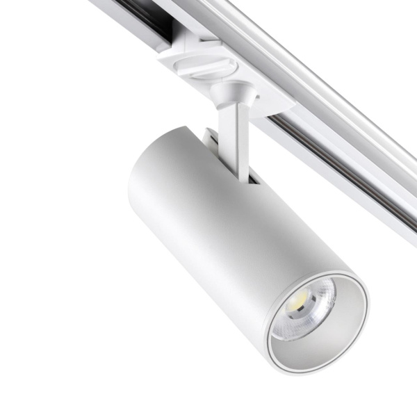 359160 PORT NT23 238 белый Светильник трековый однофазный трехжильный IP20 LED 24W 220V 4000К 2300Лм SELENE