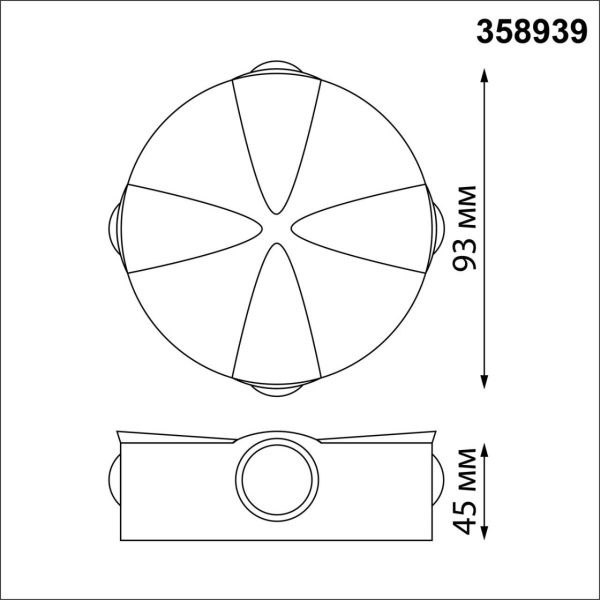 358939 STREET NT22 732 темно-серый Светильник ландшафтный светодиодный IP54 LED 4000К 4W 85-265V CALLE