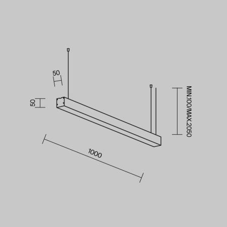 Линейный светильник Technical LL312027