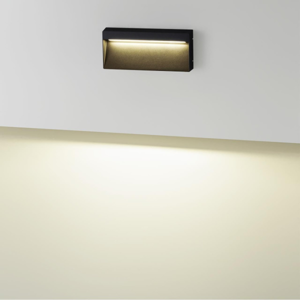 6649/5WL3 NATURE ODL25 695 черный/металл/акрил Подсветка для лестниц IP54 LED 5W 3000K 180° AC85-265V VITTY