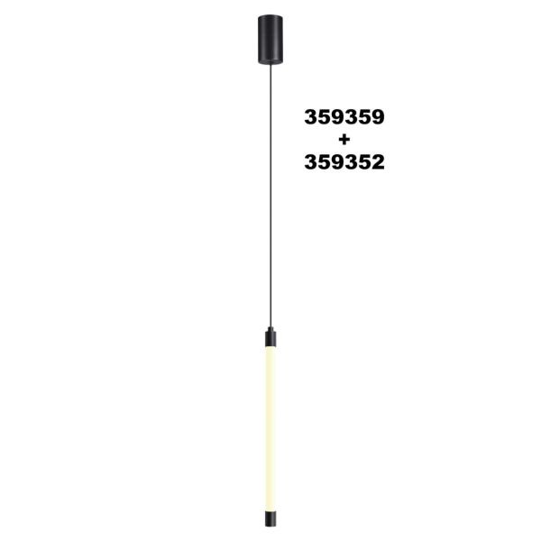 359352 KONST NT24 058 черный Светильник линейный светодиодный IP20 LED 6W 170-265V 4000K 480Лм VITZ