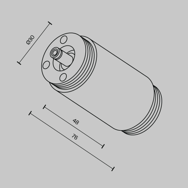 Комплектующие для систем освещения с токоведущими элементами Technical CA013IC-B