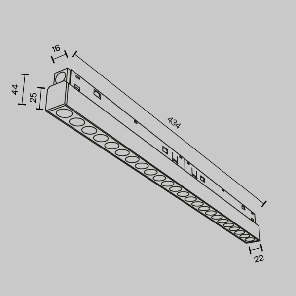 Трековый светильник Technical TR031-2-24W3K-W