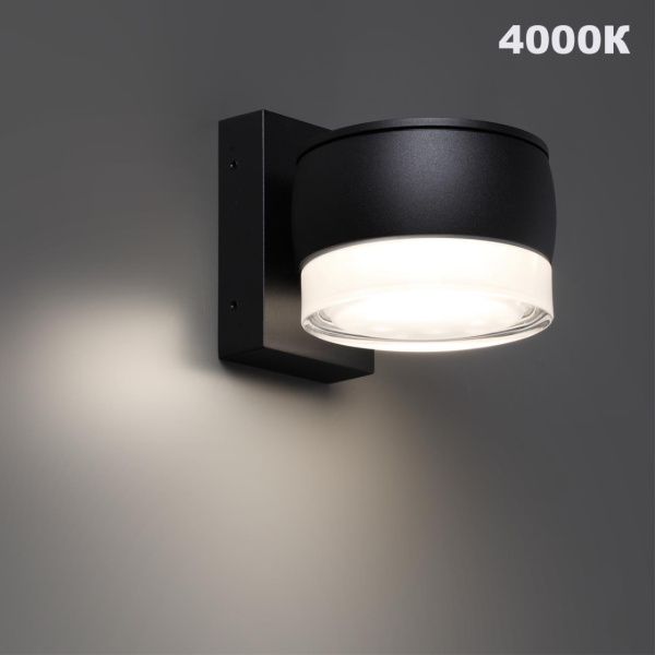 359719 STREET NT25 716 черный Светильник ландшафтный с переключателем цв. температуры IP65 LED 8W 100-240V 2700К/3200К/4000К ESTIMA