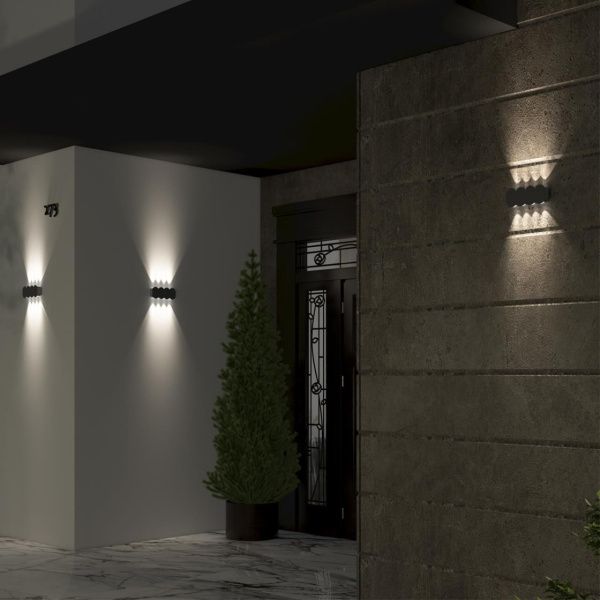 358561 STREET NT21 734 темно-серый Ландшафтный настенный светильник IP54 LED 4000K 8W 85-265V CALLE