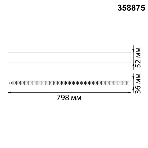358875 OVER NT22 404 белый Светильник накладной/подвесной светодиодный (длина подвесов 1,2м) IP20 LED 4000K 30W 220V ITER
